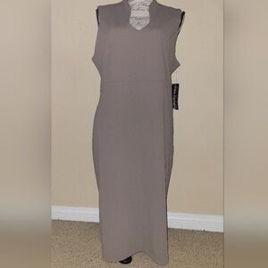 Elegant Taupe Dress